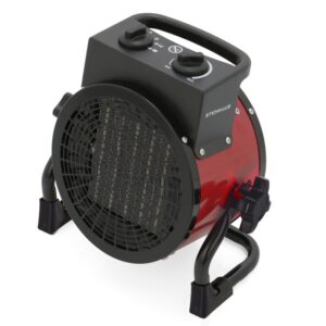 Aeroterma electrica Steinhaus PRO-IH3000, 3000 W, 186 m³/h debit aer, 220 V, 3 trepte, termostat reglabil