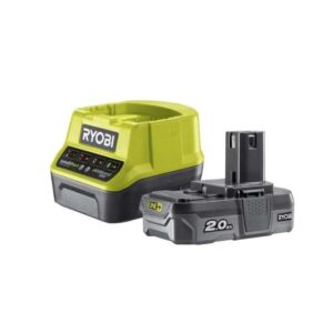 Set acumulator, Ryobi, Li-Ion ONE+ 18V, 2.0 Ah + Incarcator, RC18120-120